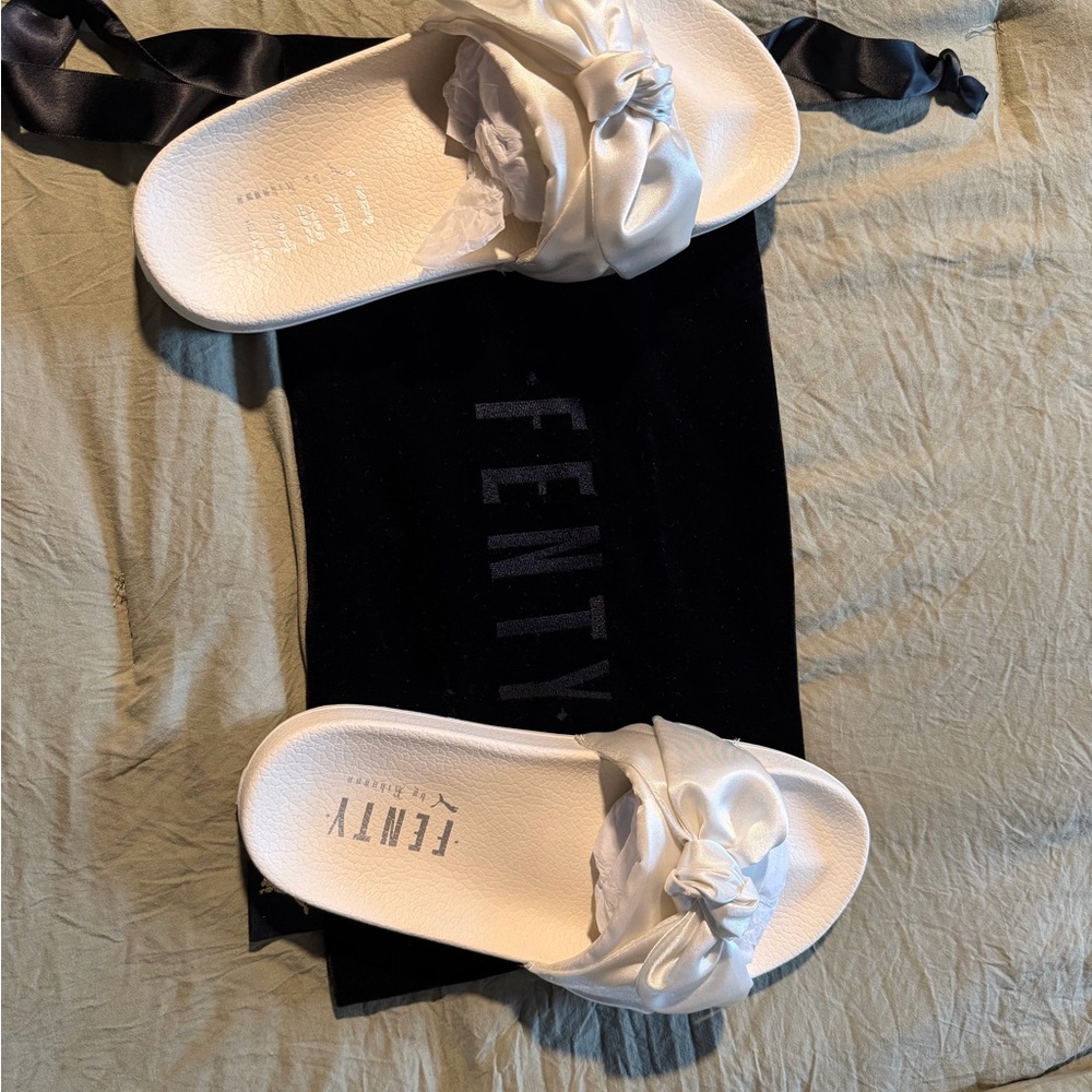 Puma Women's White Slide Sandals